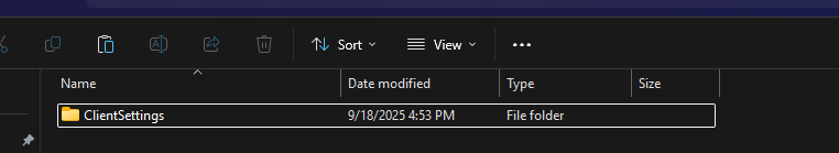 Mods folder location